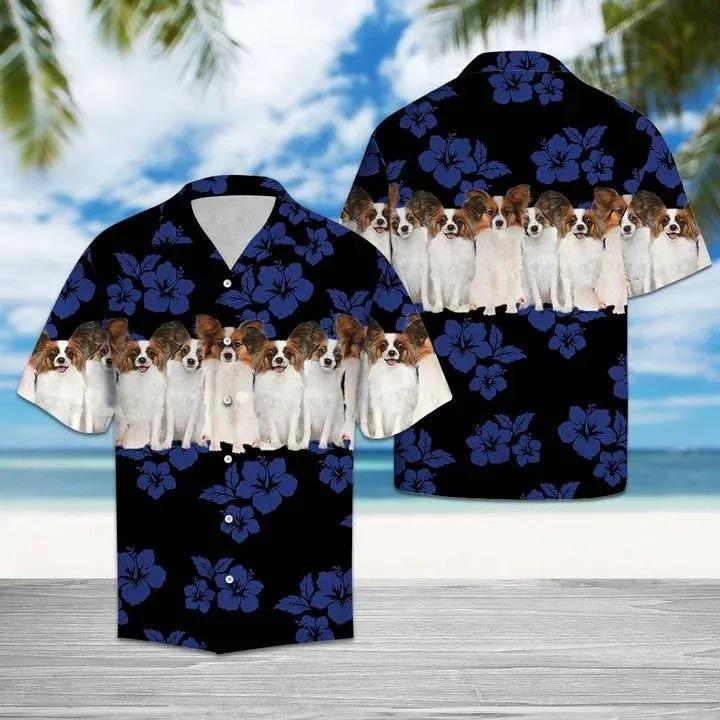 Awesome Papillon Aloha Hawaii Shirts For Men Women Ha44959