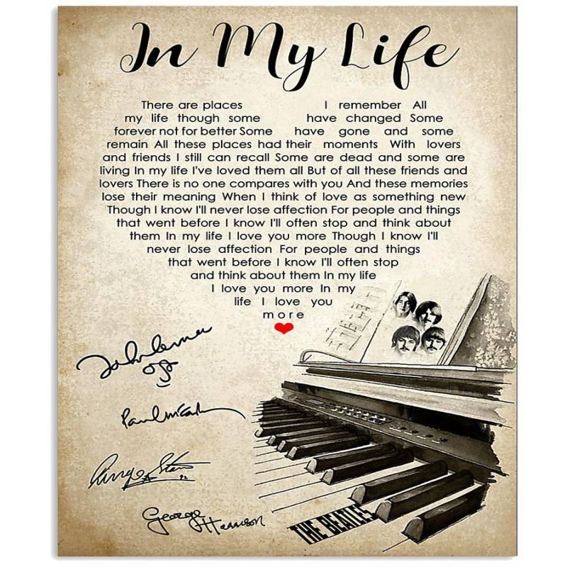 In My Life The Beatles Poster