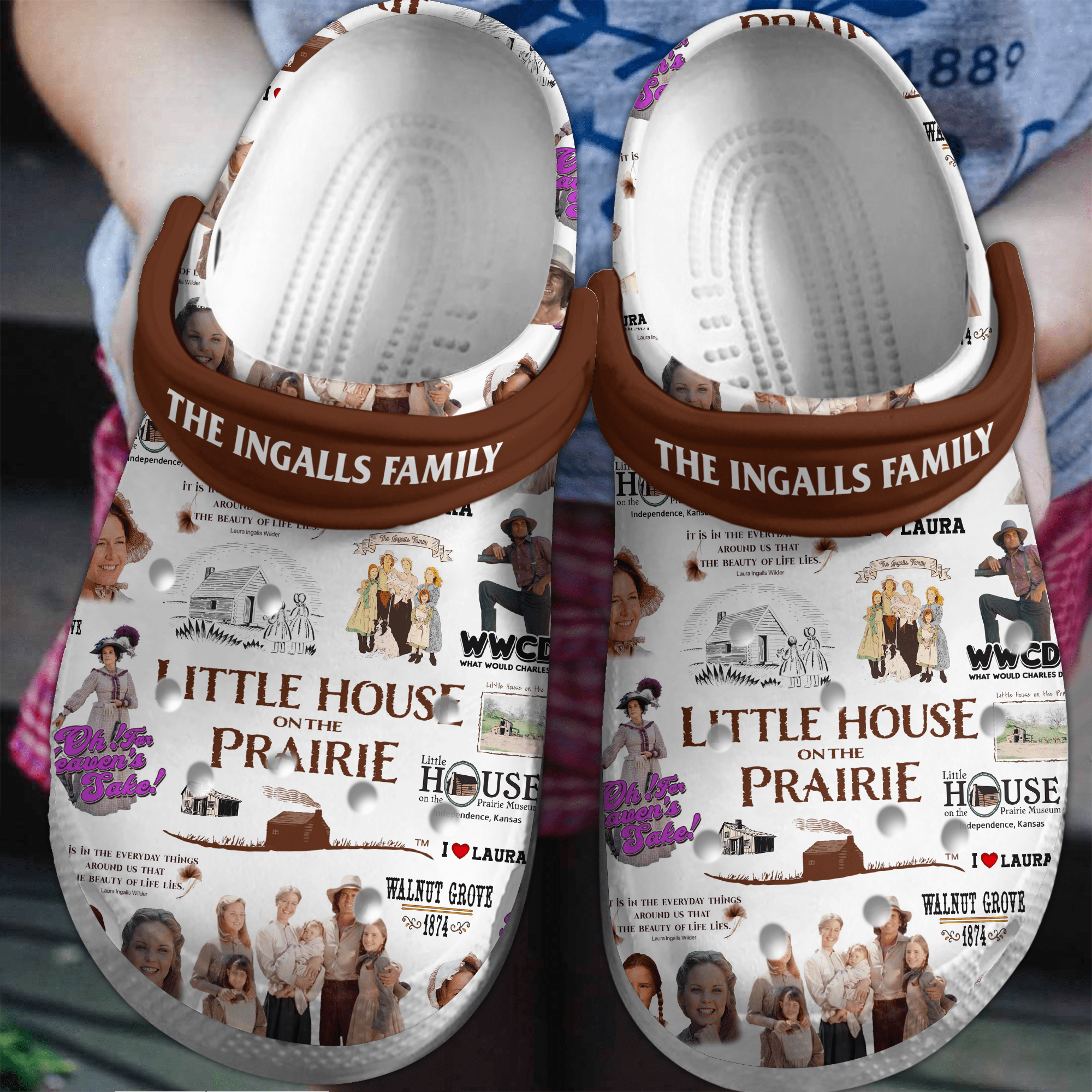 Little House On The Prairie Movie Crocss Clogs For Men Women And Kid Bm1411-1364