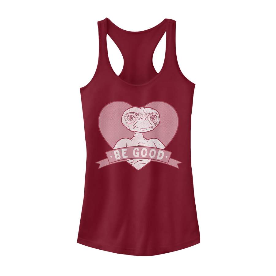 E.T. the Extra-Terrestrial Junior’s Valentine Alien Be Good Profile  Racerback Tank