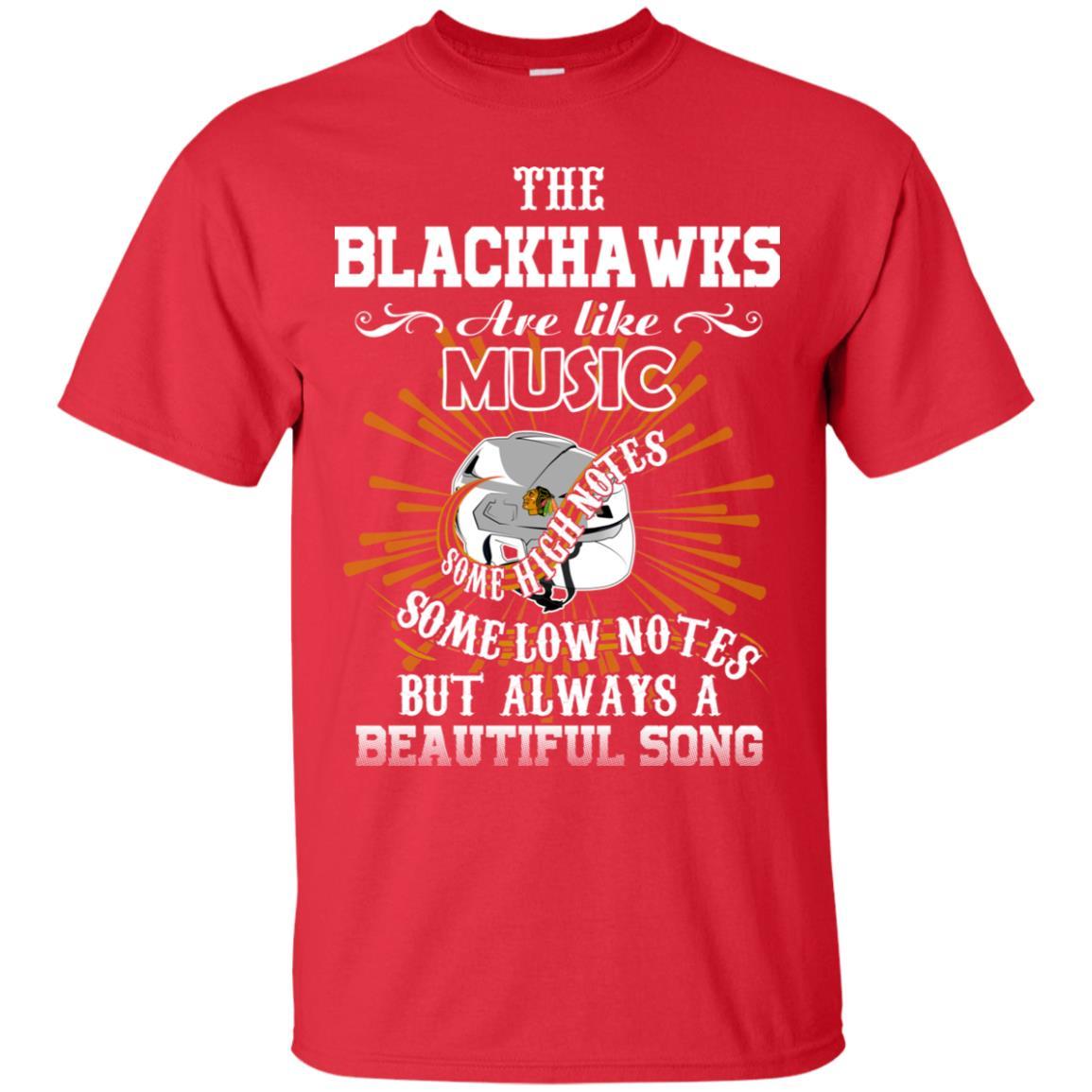 The Chicago Blackhawks Are Like Music Tshirt For Fan