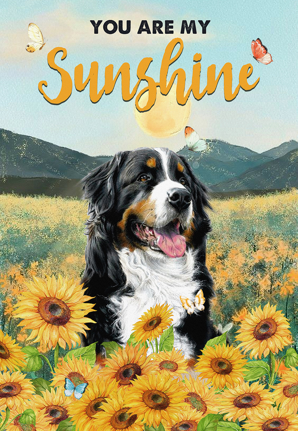 You Are My Sunshine Newfoundland Dog Lover Skitongifts Poster No Frame, Wall Art, Home Decor Mh217