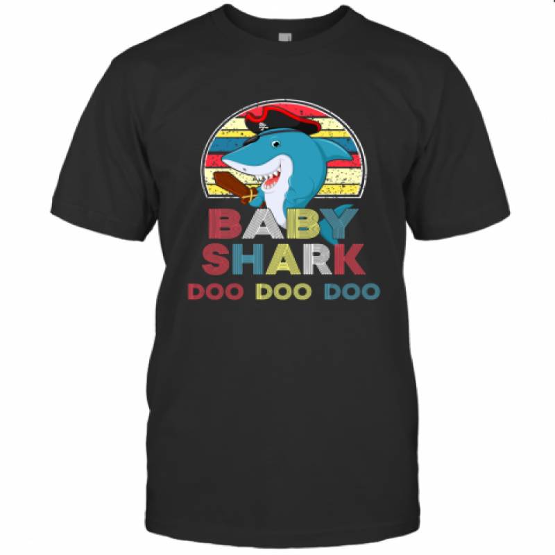 Baby Shark Retro Vintage T Shirt