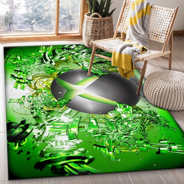 Xbox Logo Gaming Everything Gaming Area Rug Floor Decor The US Decor