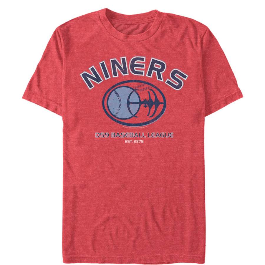 Star Trek Men’s Niners DS9 Baseball League  T Shirt