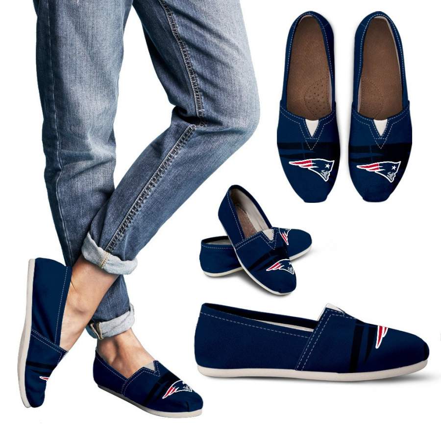 Enormous Logo Mix Tiny Logo Fantastic New England Patriots Casual Shoes