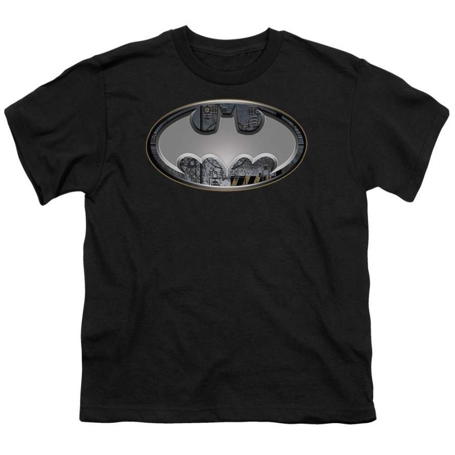 Batman – Steel Wall Shield Short Sleeve Youth 18/1