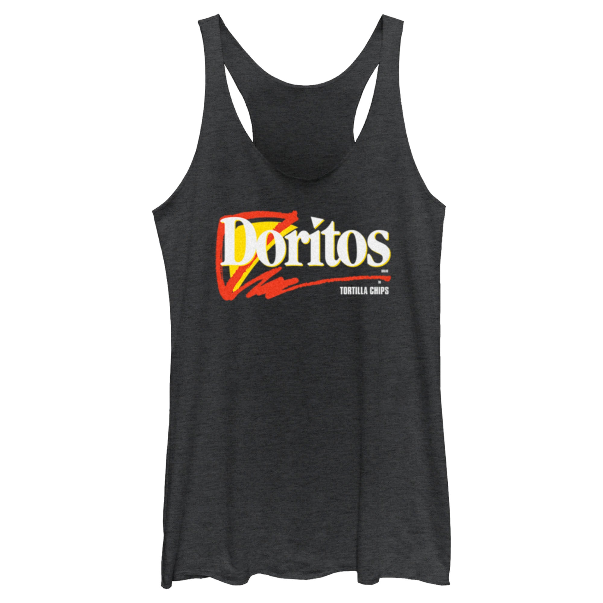 Women’S Doritos 90S Logo Grey Racerback Tank Top