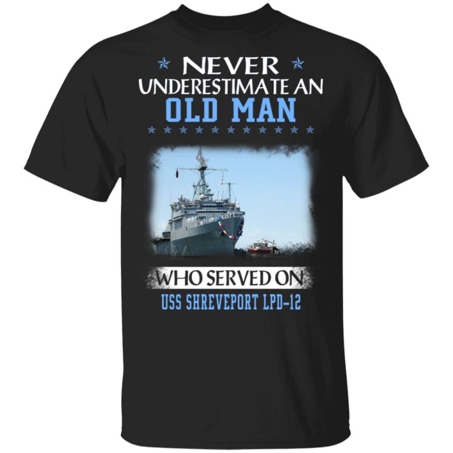 USS Shreveport LPD-12 Veterans Day Christmas Gift T-Shirt