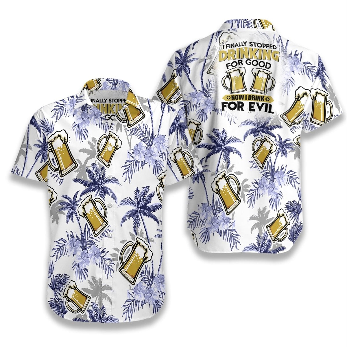 Beer Coconut Tree Hawaiian Shirt – For Men And Women