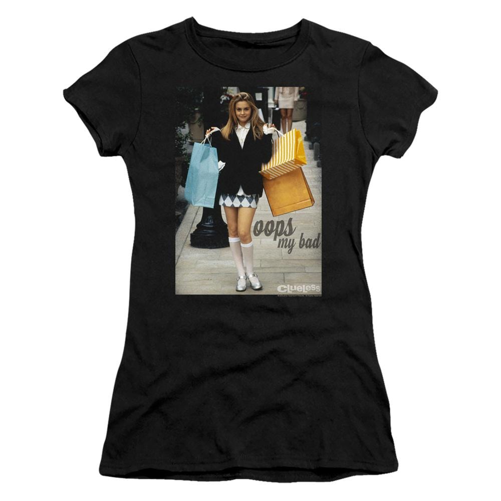 Clueless Oops My Bad – Juniors T-Shirt