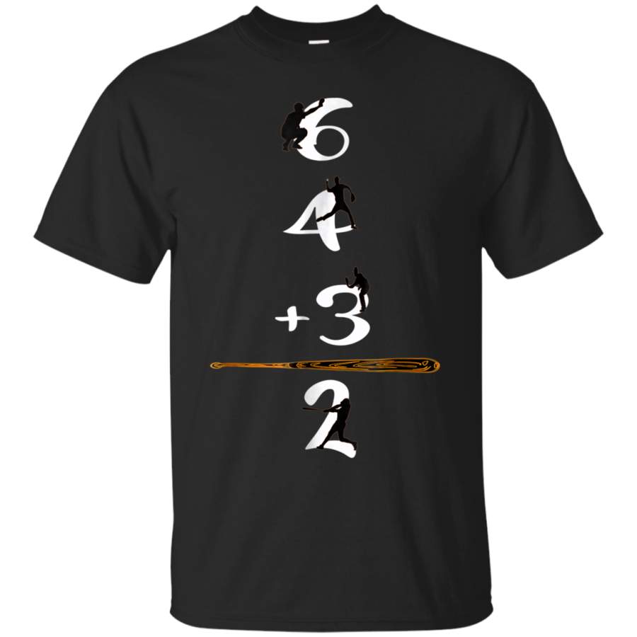 AGR 6 4 3 2 Double Play Baseball Joke Men Women T Shirt Gift