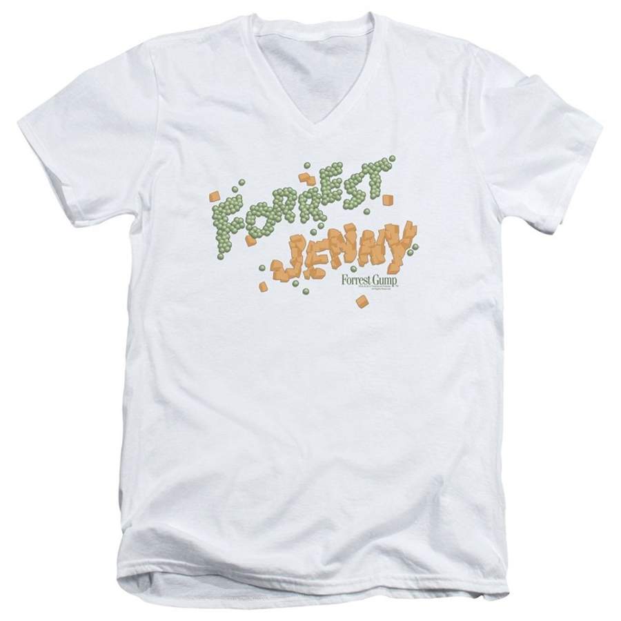 Forrest Gump Romance Drama Movie 1994 Peas And Carrots Adult V-Neck T-Shirt Tee