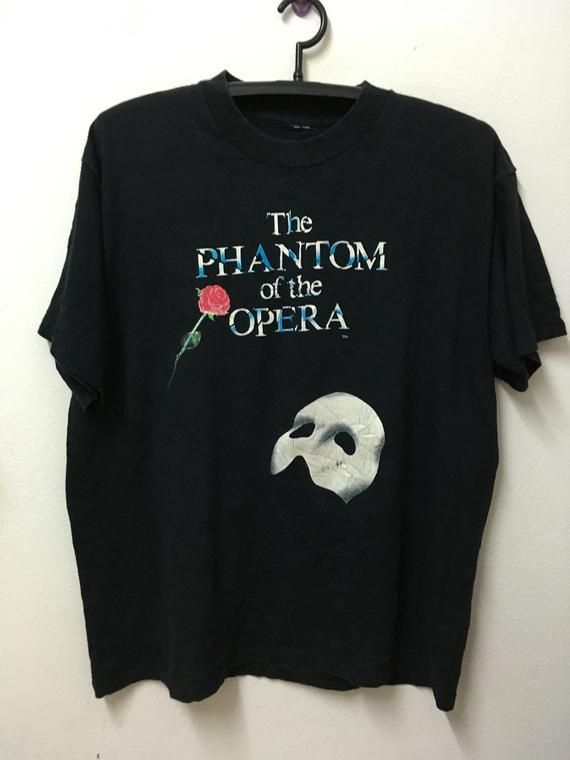 Vintage90S The Phantom Of The Opera Glow Horror Musical Movie Shirt 23 5 Shirt