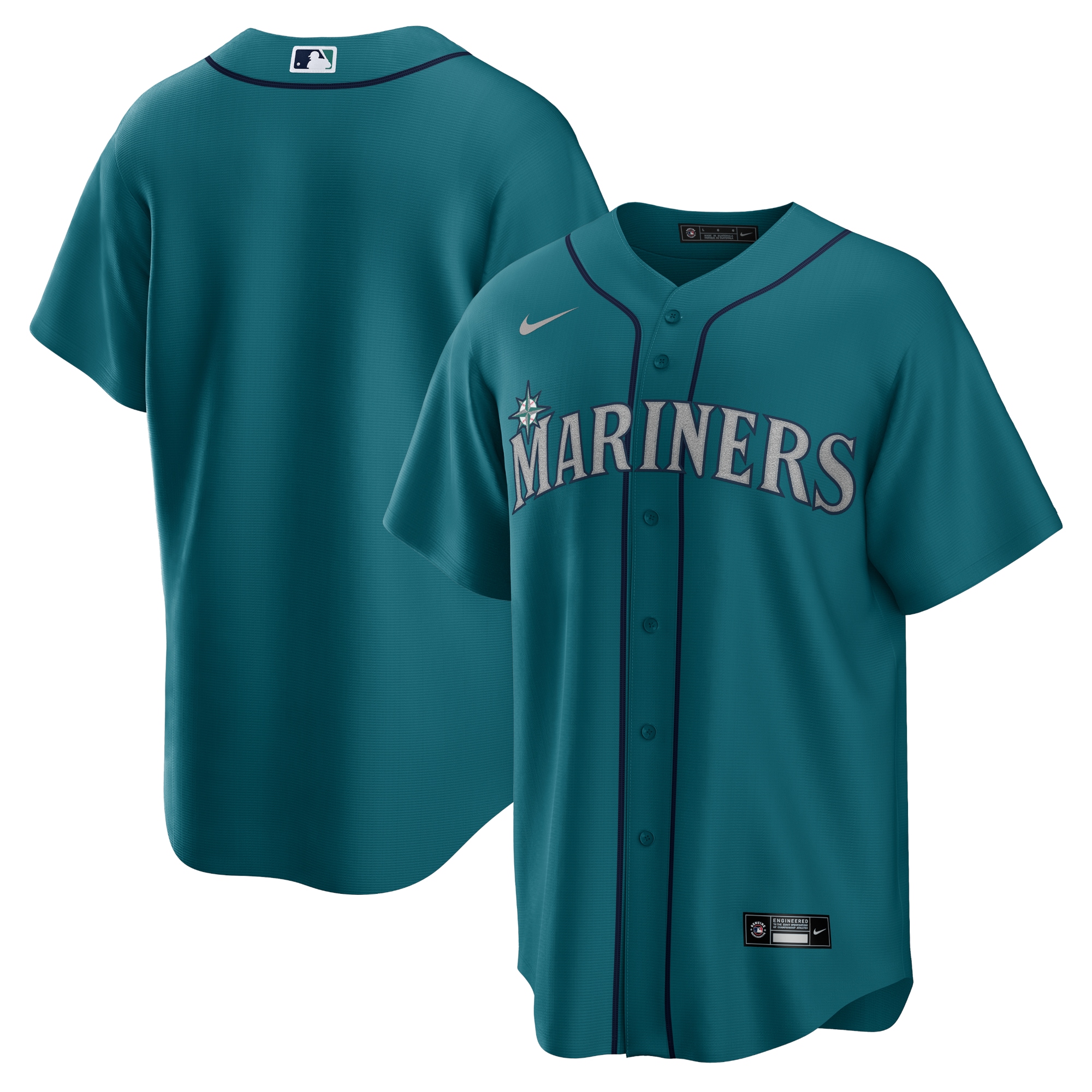 Men’s Seattle Mariners Aqua Alternate Team Jersey