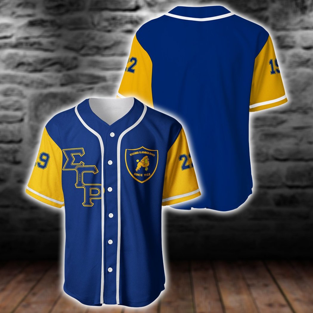 Sigma Gamma Rho Baseball Jersey For Hot Summer