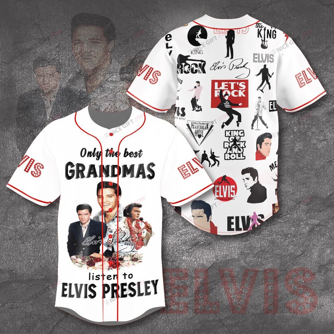 Elvis Presley Baseball Jersey Bbj-X2W0