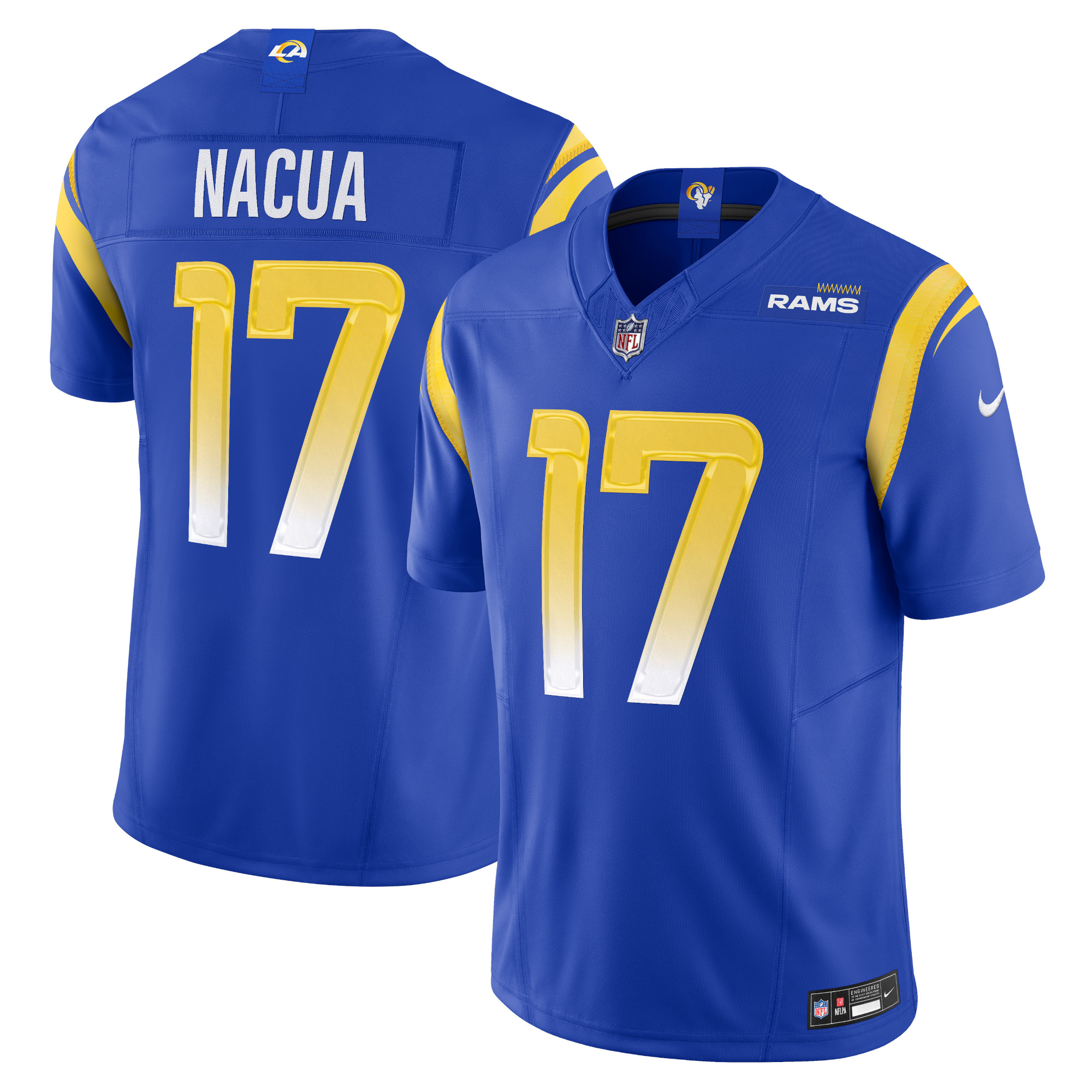 Puka Nacua Los Angeles Rams Vapor F.U.S.E. Limited Jersey – Royal