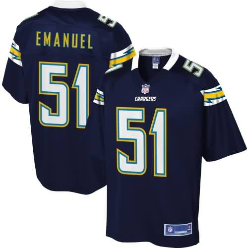 Youth Los Angeles Chargers Kyle Emanuel NFL Pro Line Team Color Jersey