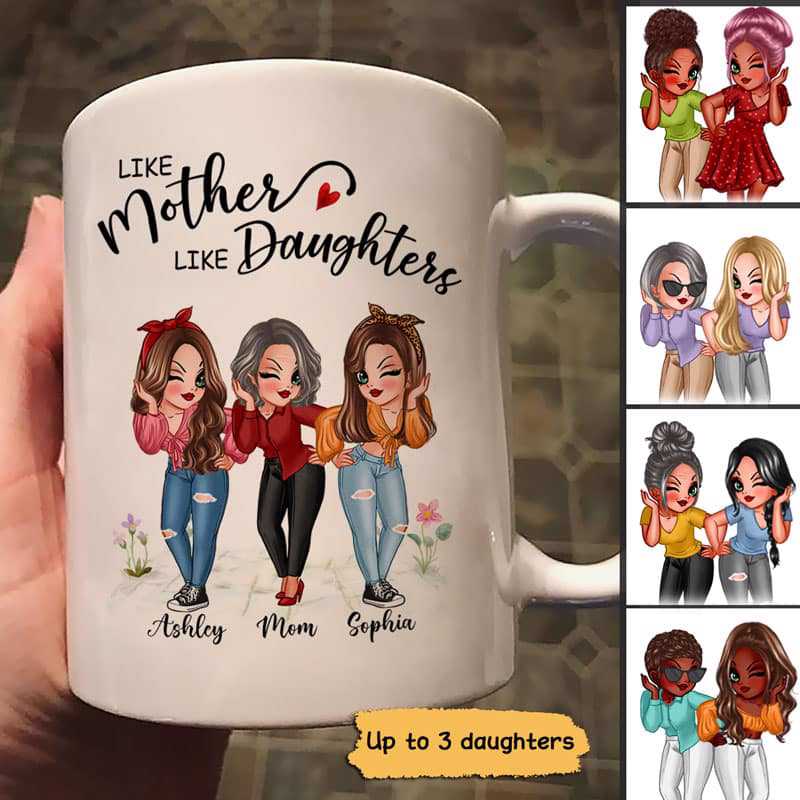 Sassy Woman Mother And Daughters Personalized Mug