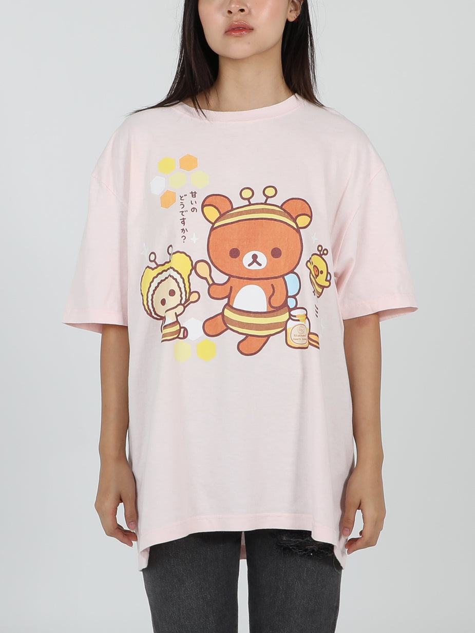 Honeycomb Pink Tee