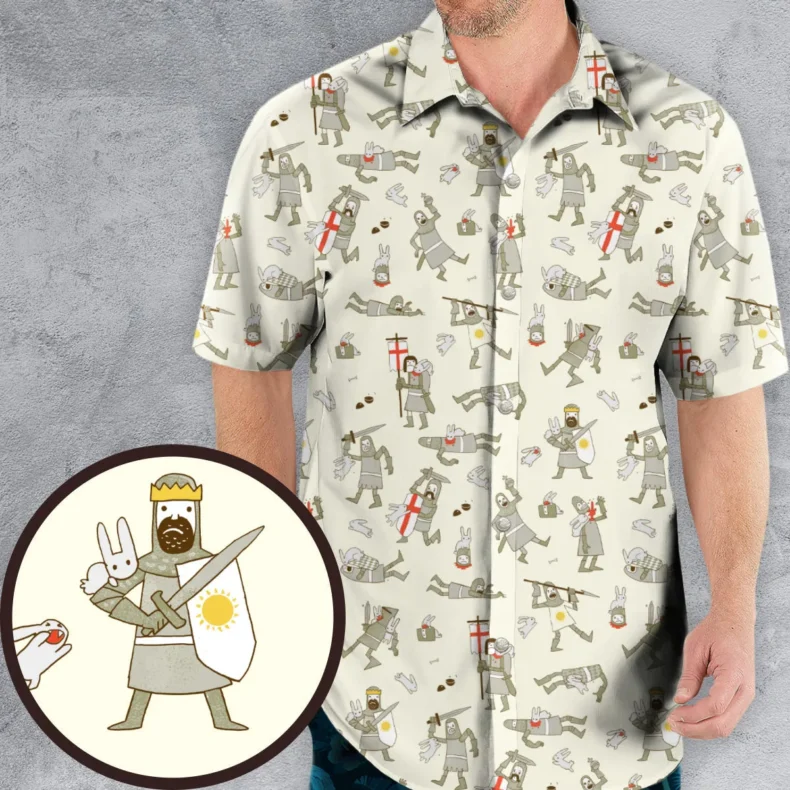 Bad Tempered Rodents Monty Python Hawaiian Shirt
