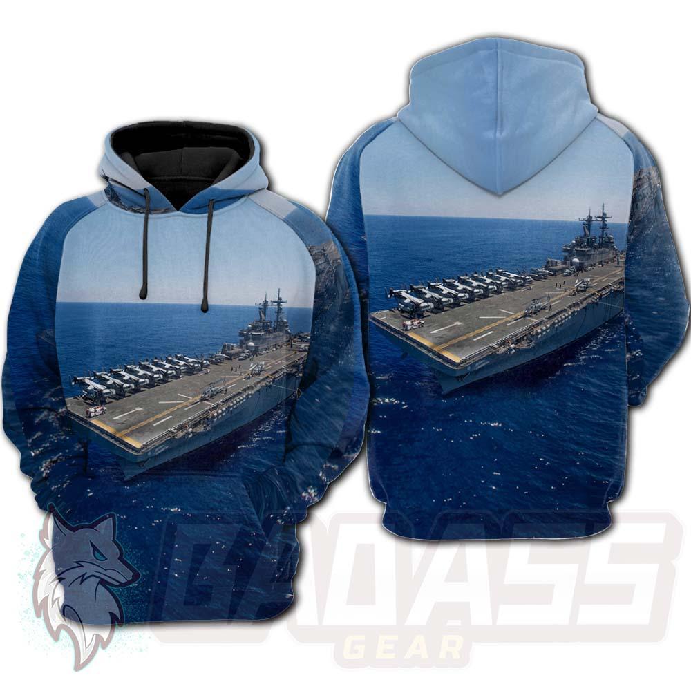 Amzing Uss Wasp BDG-1077 Hoodie Raglan