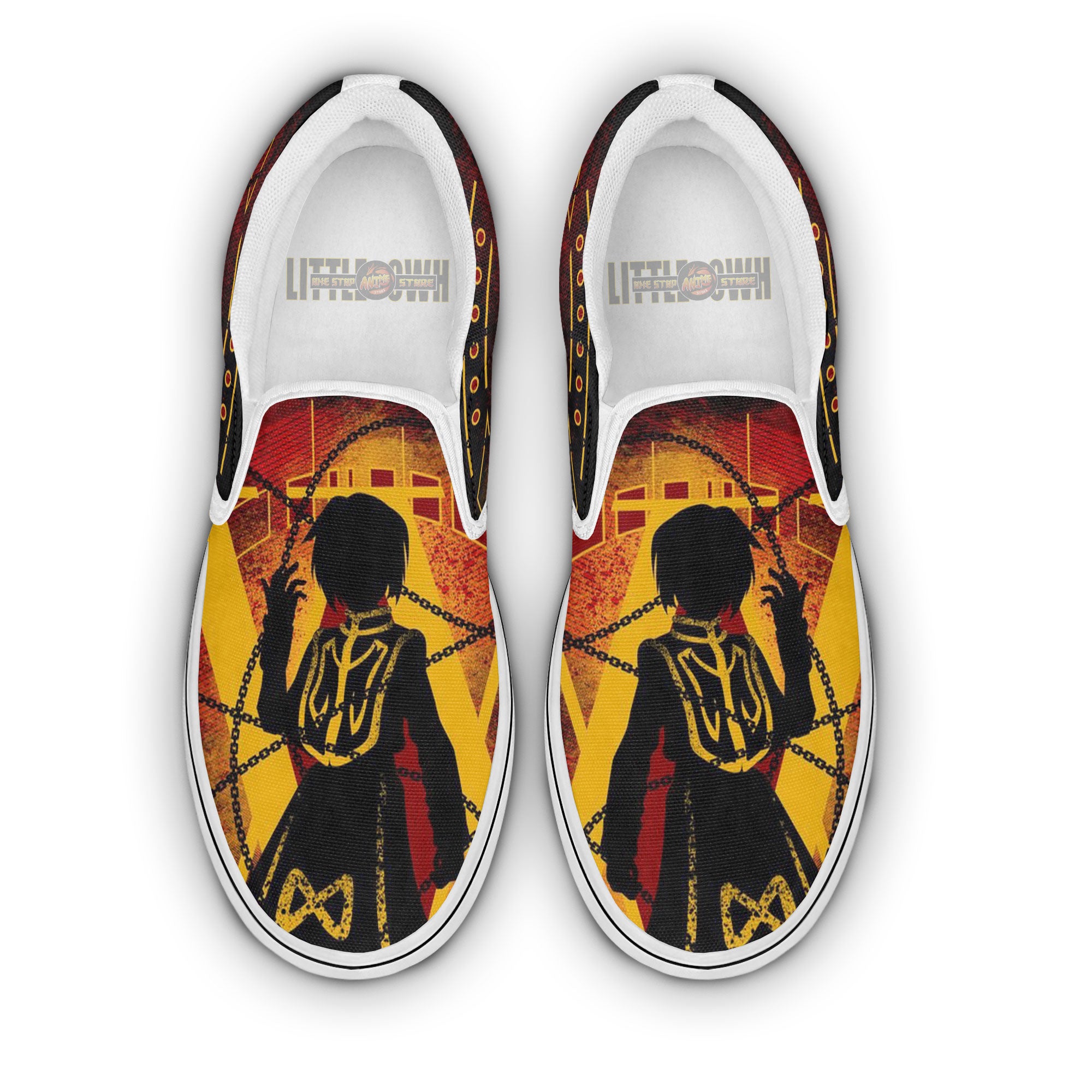 Kurapika Shoes Custom Hunter X Hunter Anime Classic Slip-On Sneakers ...