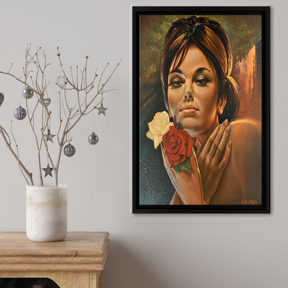 Roses Like Roses Framed Canvas Print – Canvas Painting, Canvas Art, Wall Art, Wall Decor