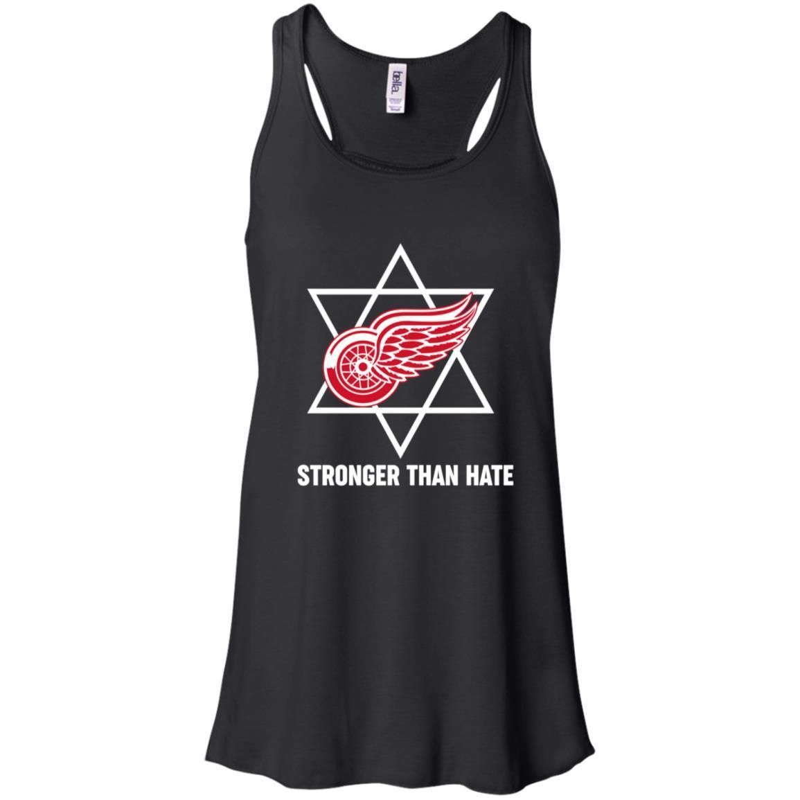 Discover Cool Detroit Red Wings With Pittsburgh Stronger Than Hate Racerback Tank