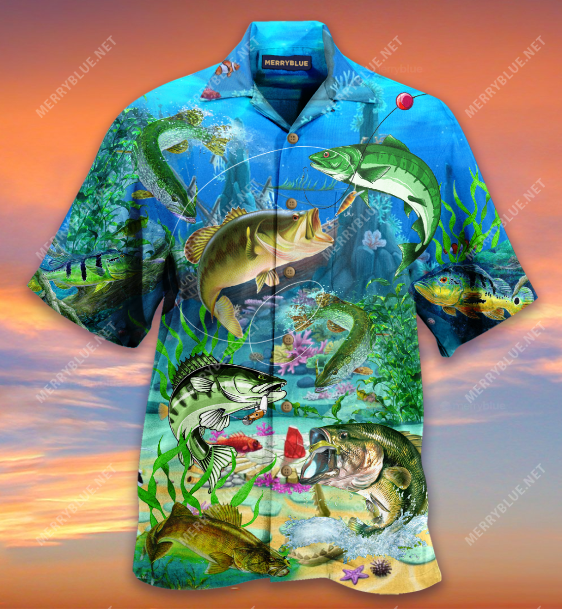 Real Men Do Fishing Unisex Hawaii Shirt Ha44785