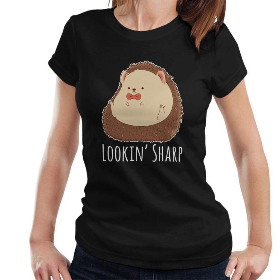 Hedgehog Looking Sharp Women’s T-Shirt