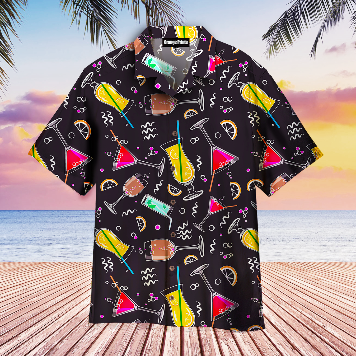 Classic Tropical Cocktails Aloha Hawaii Shirts For Men Women Ha88461