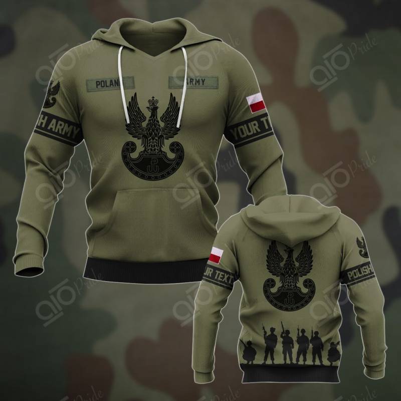 Customize Polish Army All Over Print Hoodies