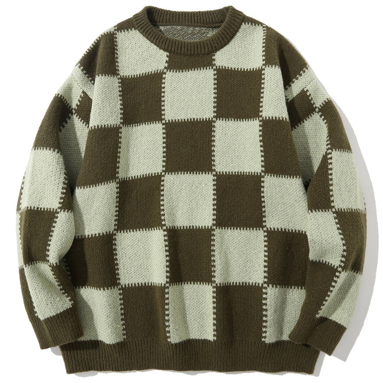 Talishko™ – Checkerboard Knit Sweater