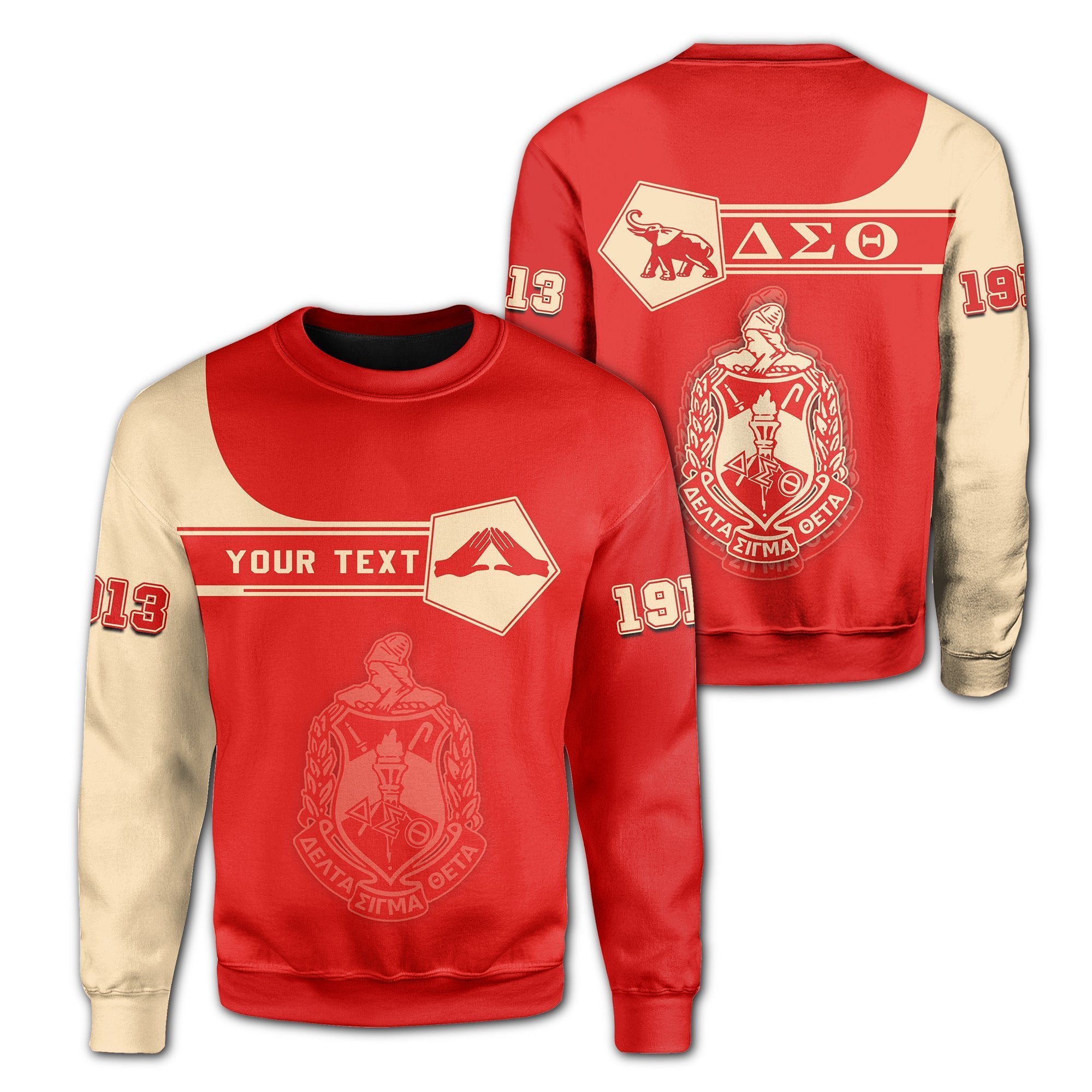 Greek Life Sweatshirt – Personalised Delta Sigma Theta Sweatshirt – Simple Style