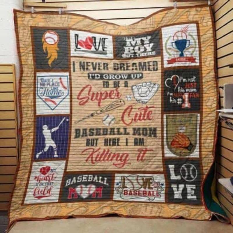 Baseball Mom J2102 85O35 Blanket