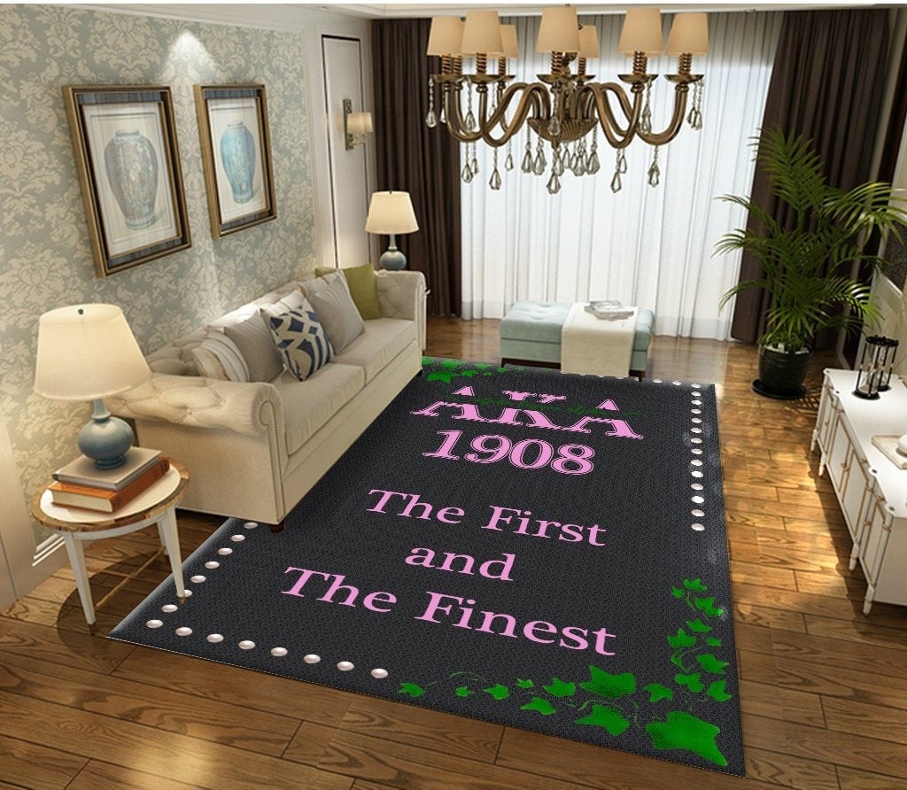 Wonderprint Area Rug Alpha Kappa Alpha First Fitnest Area Rug  Lt10