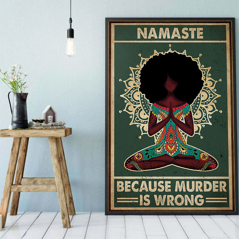 Black African American Canvas Art Attractive African American Black Art Poster Print Black Queen Afro Man Delightful Wall Art Designs