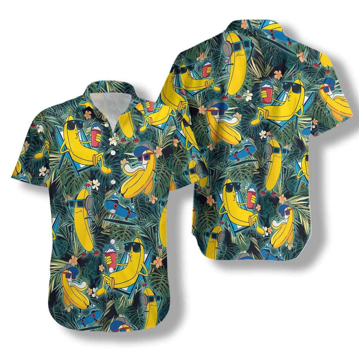 Funny Chill Tropical Banana Hawaii Shirt For Men Women Adult Ha28341