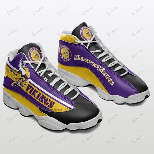 Minnesota Vikings Shoes Personalized Air JD13 Sneakers Perfect Gift