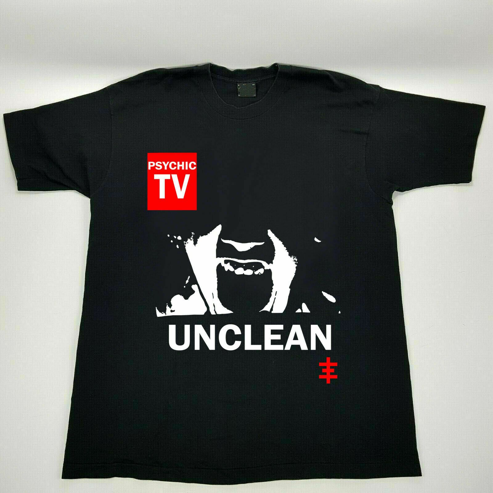 Vintage New Shirt Psychic TV Unclean Promotional T-Shirt Rare 1984