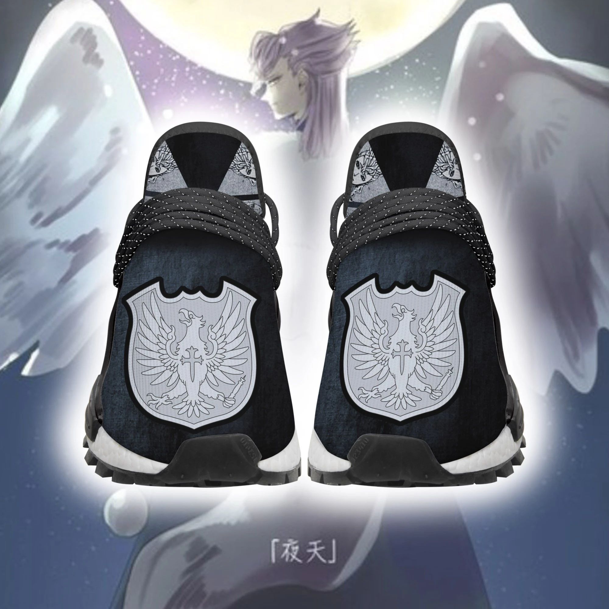Silver Eagle Shoes Magic Knight Black Clover Anime Sneakers Unisex Men Women