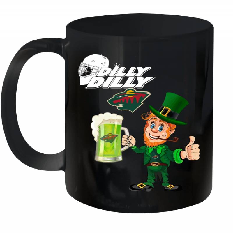 Minnesota Wild Dilly Dilly Saint Patrick Day Ceramic Mug 11oz