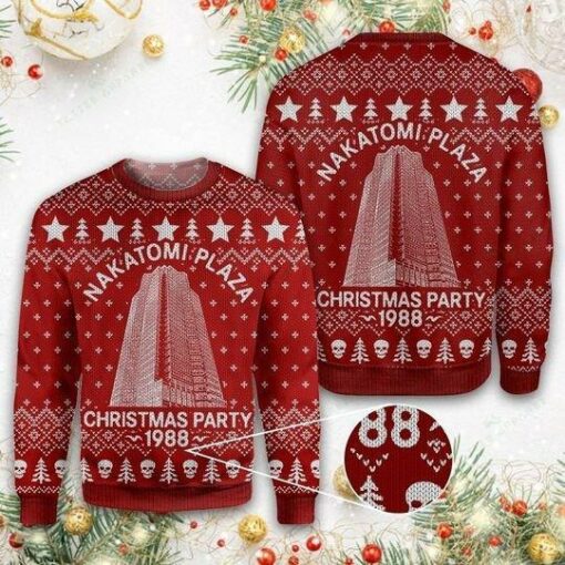 Nakatomi Plaza Ugly Christmas Sweater For Men & Women, Gift For Christmas, Merry Christmas