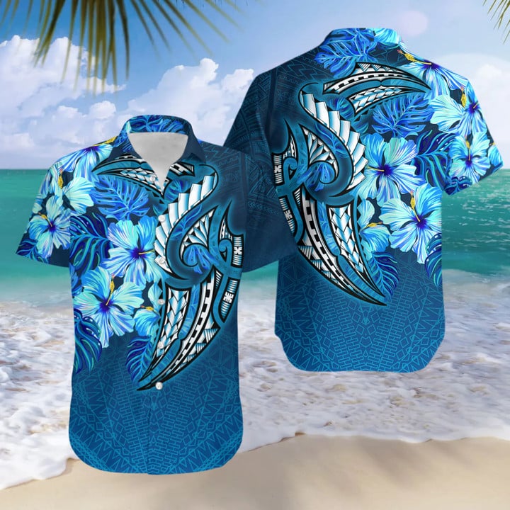 Amazing Polynesian Hibiscus Hawaii Shirt, Hawaii Shirts Mens, Beach Shirts For Men, Gender-Neutral Adult Clothing