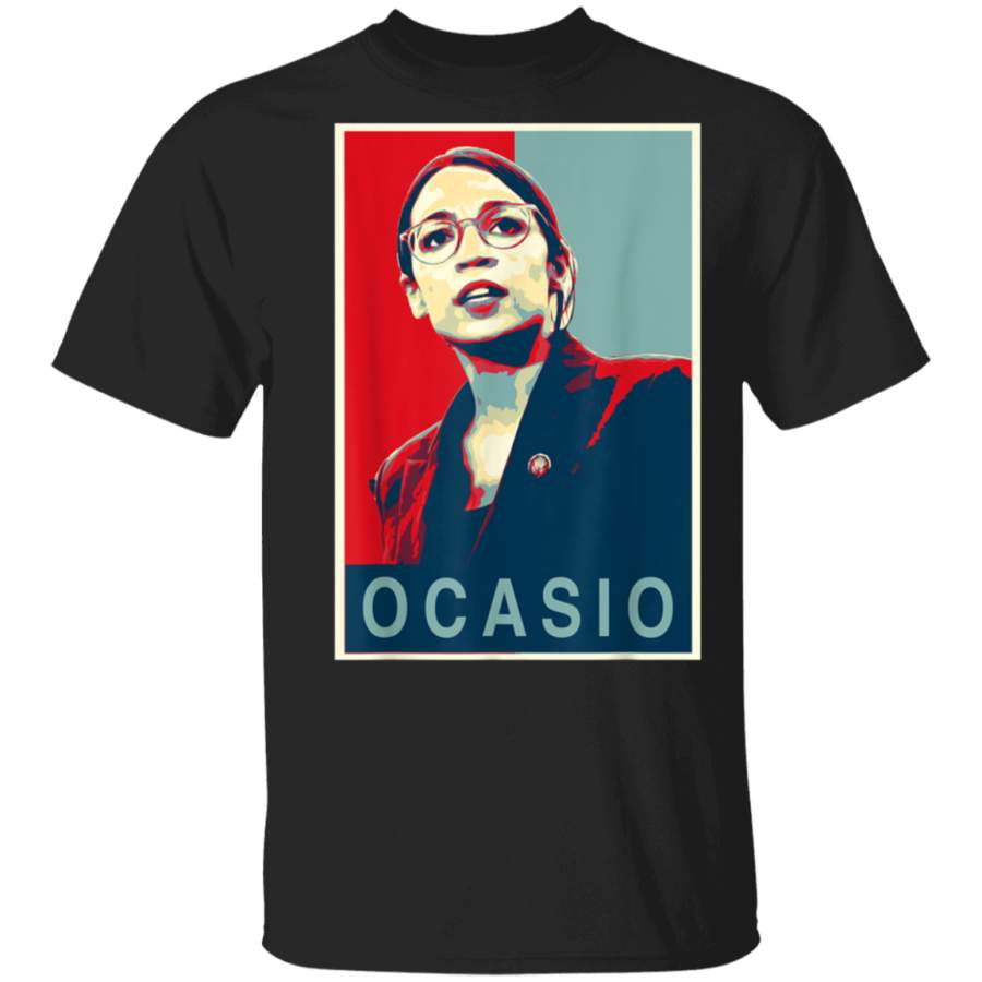 Alexandria Ocasio Cortez 2018 Campaign  Obama Style TShirt