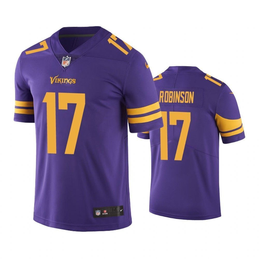 Minnesota Vikings Aldrick Robinson Purple Color Rush Limited 3D Jersey