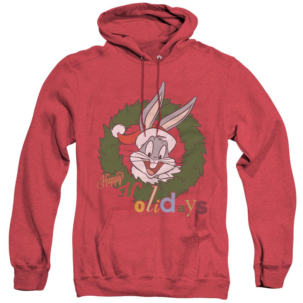 Looney Tunes Holiday Bunny – Heather Pullover Hoodie