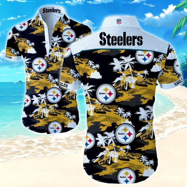 Beach Shirt Nfl Pittsburgh Steelers Hawaiian Shirt Summer Button Up For Fans